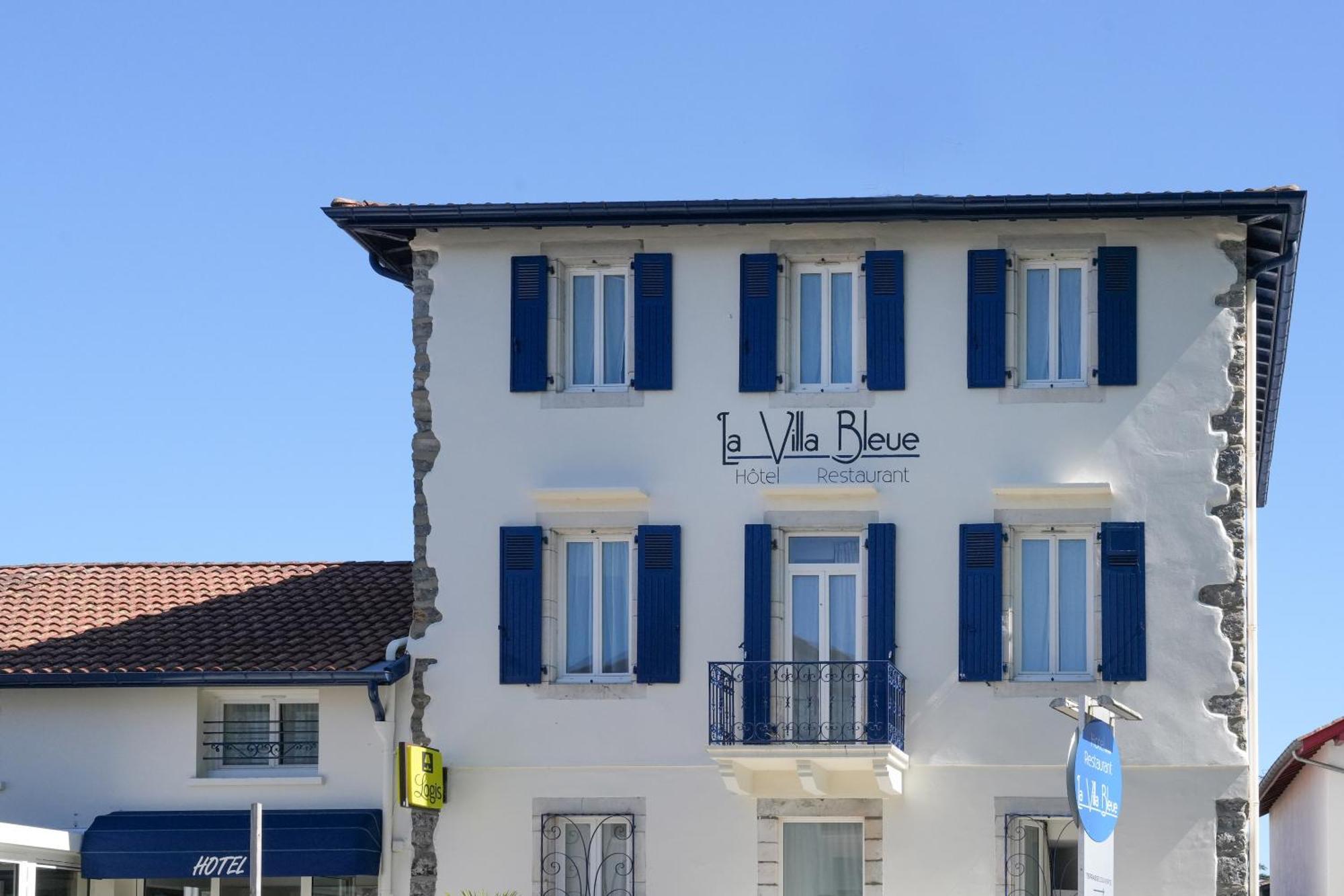 Logis Hotel & Restaurant La Villa Bleue 캄보레방 외부 사진